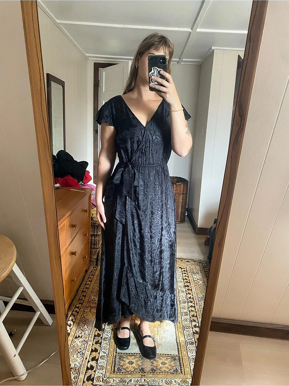 hand of the free Black Maxi Dress Size Medium